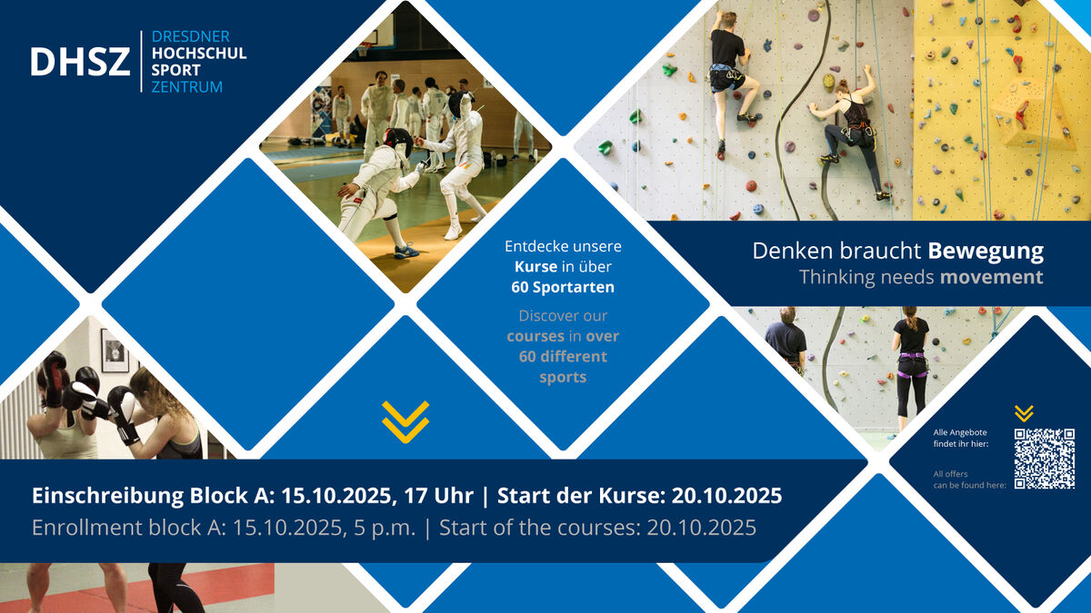 Titelbild - Das DHSZ-Sportangebot im WiSe 2025/26